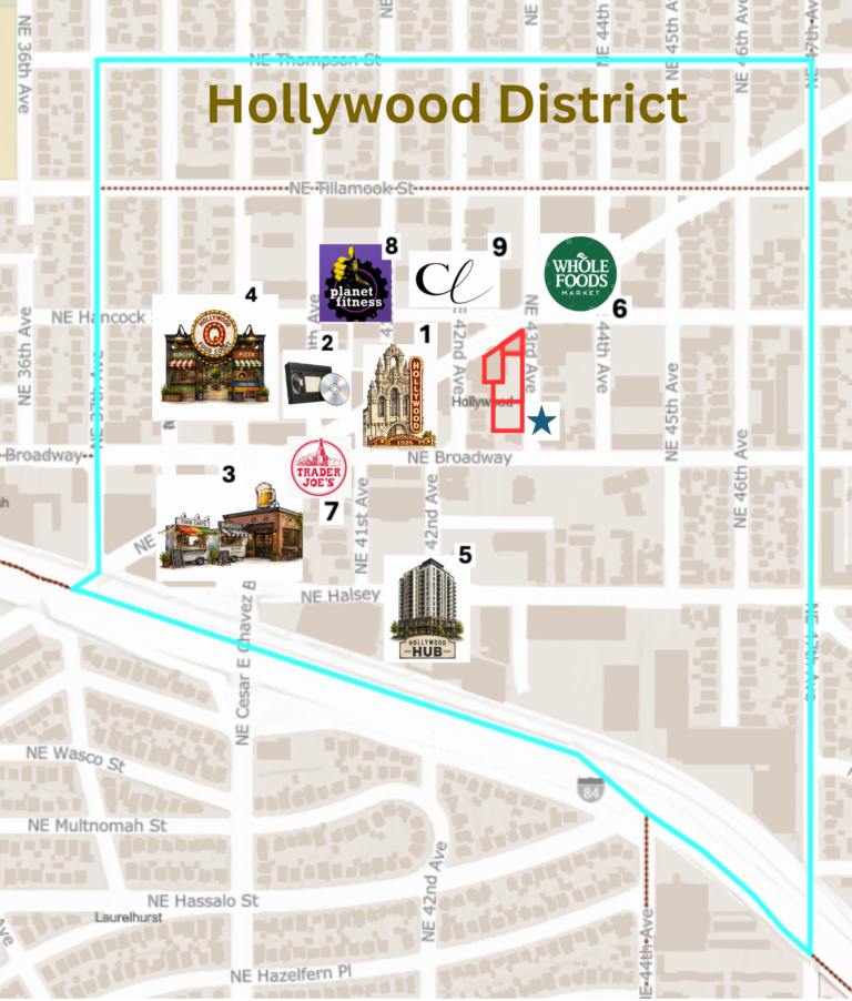 Hollywood District Map
